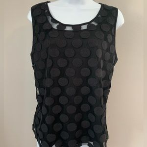 Laura Ashley Polka Dot Tank